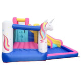 MYTS Unicorn Inflatable Mega Bouncer With Slide