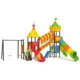 MYTS Whirlwind Imagination Castle With 2 Swings & 3 Slides