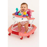 MYTS 2-In-1 Baby Walker With Music, Lights And Rocking Function - Pink