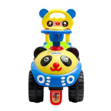 MYTS Boy's Foot-To-Floor Ride-On Push Car With Music And Storage - Blue