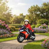 MYTS Kids Aprilia RSV4 Electric Ride-On Motorcycle 24V - Red/Black