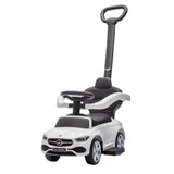 MYTS Kids Mercedes-Benz C-Class Licensed Ride-On Push Car With Handle - Black
