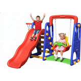 MYTS Kids Outdoor Slide And Swing Playground Set