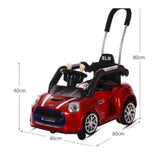 MYTS Kids Swing And Roll Fun-Filled Adventure Ride-On Push Car - Red
