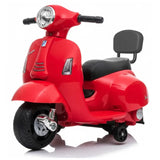 MYTS Kids Vespa Licensed Electric Ride-On Scooter 12V (Color May Vary)