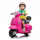 MYTS Kids Vespa Licensed Electric Ride-On Scooter 12V - Pink