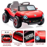 MYTS Kids Volkswagen Licensed E-Buggy Ride-On Car 12V - Red