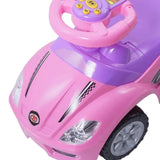 MYTS Mega Ride-On Push Car With Parent Handle And Safety Guard - Pink