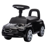 MYTS Mercedes-Benz C-Class Licensed Ride-On Push Car With Audio Steering Wheel - Black