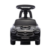 MYTS Mercedes-Benz C-Class Licensed Ride-On Push Car With Audio Steering Wheel - Black