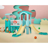 MYTS Multiplay Airplane Activity Tower With 2 Slides - Blue