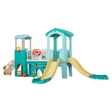 MYTS Multiplay Airplane Activity Tower With 2 Slides - Blue