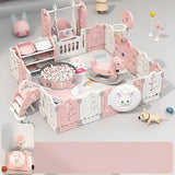 MYTS Playpen With Multifunctional Activity - Pink