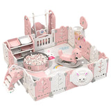 MYTS Playpen With Multifunctional Activity - Pink