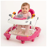 MYTS Rocking Baby Walker With Music And Lights - Pink