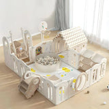 MYTS Wonderland Playpen With All In 1 Combo Activities - Cream