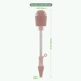 Haakaa Silicone Double-Ended Bottle Brush - Blush