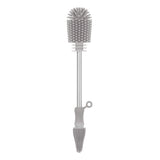 Haakaa Silicone Double-Ended Bottle Brush - Suva Grey