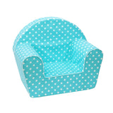 Delsit Delsit Arm Chair - Turquoise with White Spots