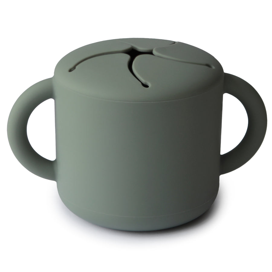 Mushie Silicone Snack Cup Dried Thyme - Laadlee