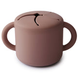Mushie Silicone Snack Cup Cloudy Mauve - Laadlee