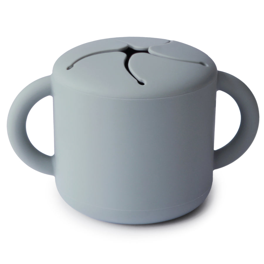 Mushie Silicone Snack Cup Stone - Laadlee