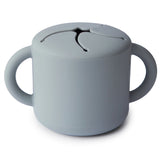 Mushie Silicone Snack Cup Stone - Laadlee