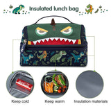 Nohoo Kids Dino Insulated Lunch Bag - Purple
