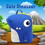 Nohoo Jungle 3D Dinosaur Backpack - Blue