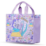 Nohoo Kids Mermaid 16Inch School Bag with Lunch Bag, Handbag and Pencil Case - Blue (Set of 4)