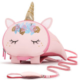 Nohoo Pre School 3D Unicorn Bag Medium - Pink