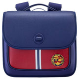 Nohoo Preppy Spine Protection Horizontal School Backpack - Blue