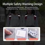 Nohoo Preppy Spine Protection Horizontal School Backpack - Red