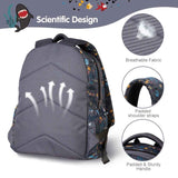 Nohoo Kids Shark 16Inch School Bag - Grey