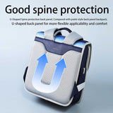 Nohoo Ergonomic Spine Protection School Backpack - Blue