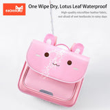 Nohoo Spine Protection Horizontal Rabbit School Backpack - Pink