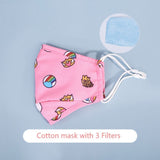 Nohoo Kids Unicorn Re-usable Face Mask - Pink