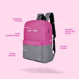 Nova Kids 17Inch School Bag 18Liter - Lilac