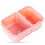 Nova Kids Donut 2 Compartment Bento Lunch Box - Pink