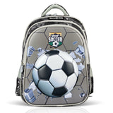Nova Kids 3D Soccer School Bag - Grey