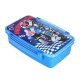 Nova Kids Motorbike Bento Lunch Box with Spoon & Fork - Blue