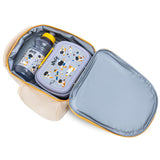 Nova Kids Astronauts Lunch Bag With Lunch Box And Water Bottle - Yellow