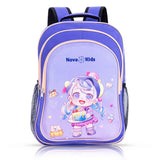 Nova Kids Birthday 16Inch School Bag With Lunch Bag, Pencil Pouch, Lunch Box And Water Bottle - Purple