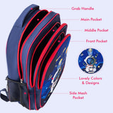 Nova Kids Astronaut 16Inch School Bag With Lunch Bag, Pencil Pouch, Lunch Box And Water Bottle - Blue