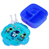 Nova Kids Galaxy Square Bento Lunch Box 1000ml - Blue