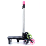 Nova Kids Birthday 16Inch School Bag With Kids Trolly - Purple (Set of 5)