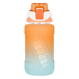 Nova Kids Water Bottle With Straw 550ml - Orange