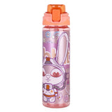 Nova Kids Water Bottle With Straw 700ml - Orange