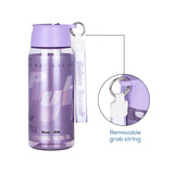 Nova Kids Water Bottle With Grab String 750ml - Purple