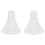 Organic Kidz Peristaltic Slow Flow Narrow Necked Nipples - Pack of 2